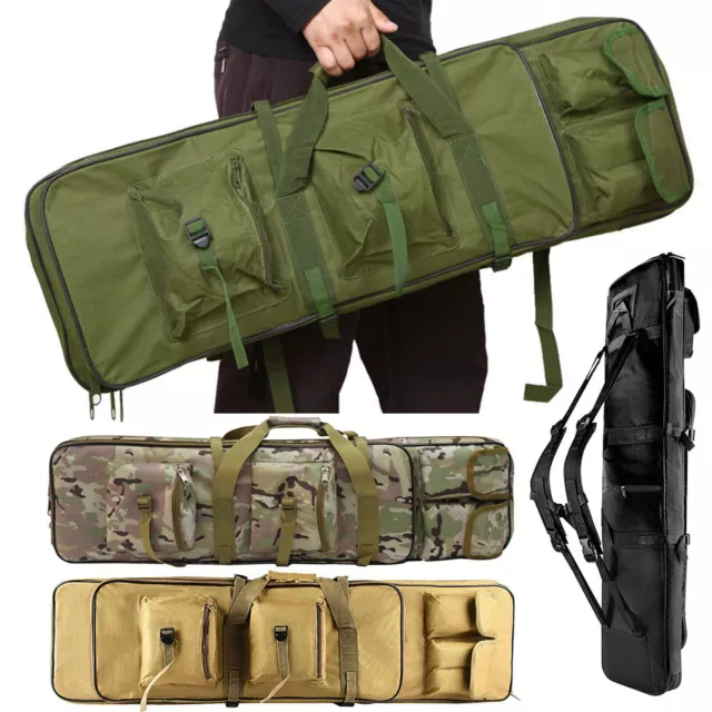 Outdoor Tactical Heavy Gun Bag Case Hunting Sniper Military Backpack 81/94/118CM