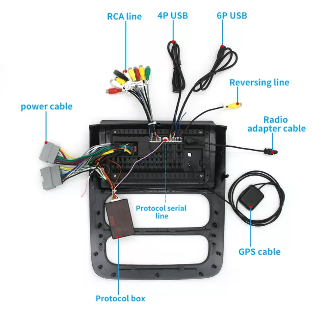 Für 2002-2005 Dodge Ram 1500 2500 3500 Stereo Radio 9" Android 12 Hauptgerät GPS 2