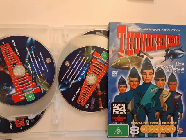 Thunderbirds The Complete Series Gerry Anderson 8 DVD Box Set Region 4