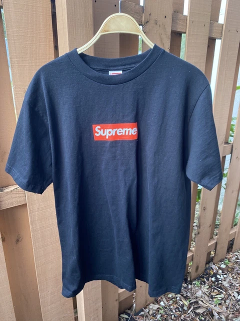 Supreme 20th anniversary box logo tee navy sales