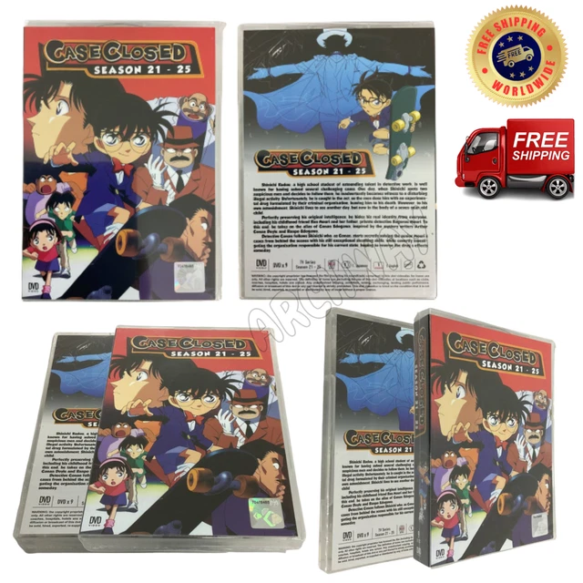 DVD Anime Case Closed Detective Conan Season 1-25 + 24 Movie Fast Ship Free  USPS