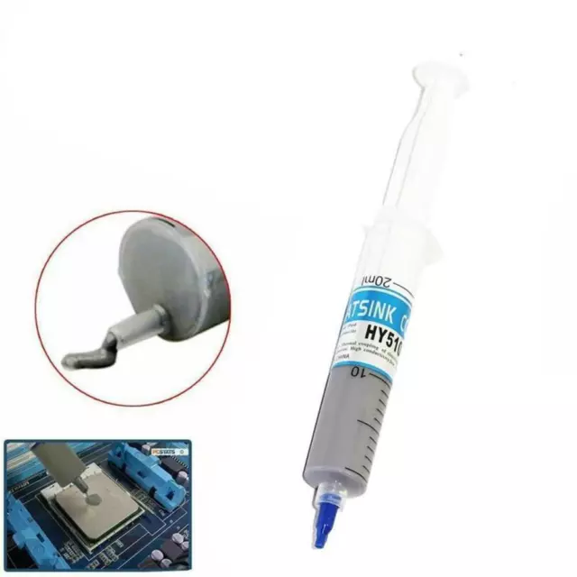 Silicone Thermal Heatsink Compound Cooling Paste Grease Syringe for PC CPU *1