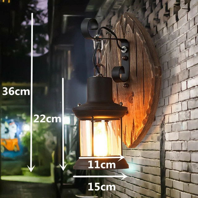 Antik Retro Vintage E27 E26 Wandleuchte Wandlampe Industriell Wand lampe Licht