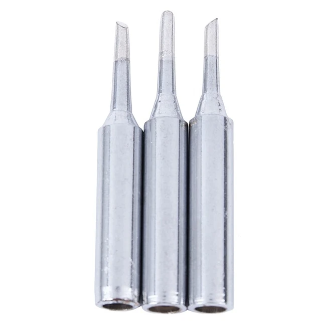 3Pcs 900M-T-2C 60W 2mm Width Bevel Soldering Solder Iron Tip 43 x 6mm N7T8T8