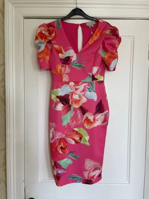 Coast maura shop print bardot dress