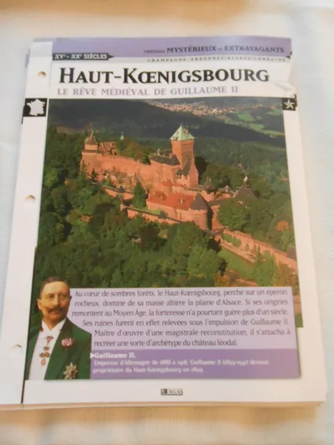 Castle Château Haut Koenigsbourg Champagne Ardennes France Fiche