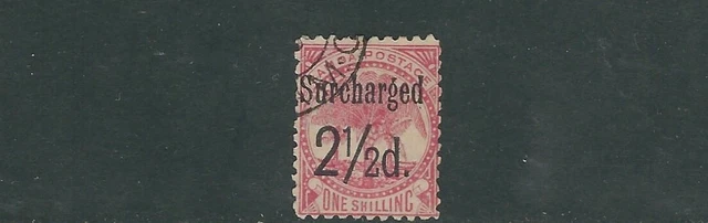 Samoa 1898-1900 (Scott 26a Mit Surcharged 2 1/2d. Überdruck) F Gebraucht