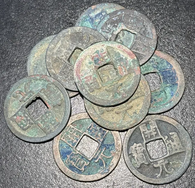 621-718 AD China Kai Yuan Tong Bao 開 寶 通 元 Tang Dynasty 1 Cash Ancient Coin