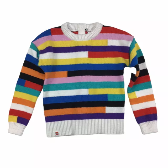 Lego X Target Toddler Stripe Multicolor Sweater Bricks Knit Unisex Long Sleeve