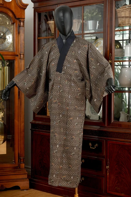 Dear Vanilla Japanese Juban Undergown Men's Kimono Authentic Vintage Japan Made