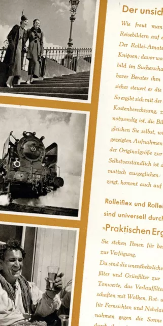 FRANKE & HEIDECKE Prospekt ROLLEIFLEX ROLLEICORD Broschüre Stereoschieber (Y4976 3