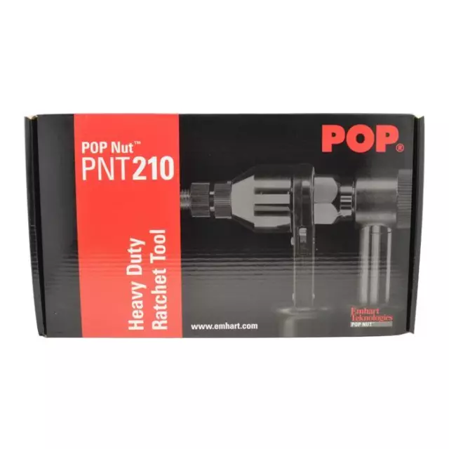 POP PNT210 Hand Ratchet Nutsert Tool (M6 M8 M10 M12) Genuine Riv Nut Rivnut 2