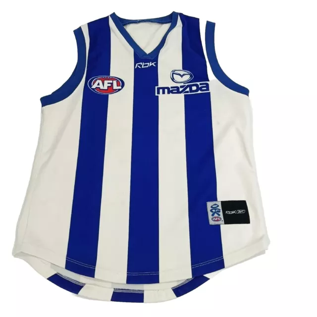 Reebok North Melbourne Kangaroos Guernsey Jersey Mens Size Small Sleeveless AFL