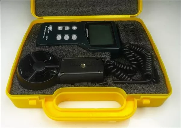 Air Flow Wind Speed Anemometer+Temperature Tester AR836 ii