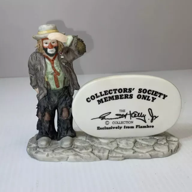 Emmett Kelly Jr  Clown Collectors' Society Members Only Figurine