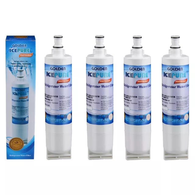 Whirlpool 8212652 4396508 Compatible Fridge Water Filter 4 Pack