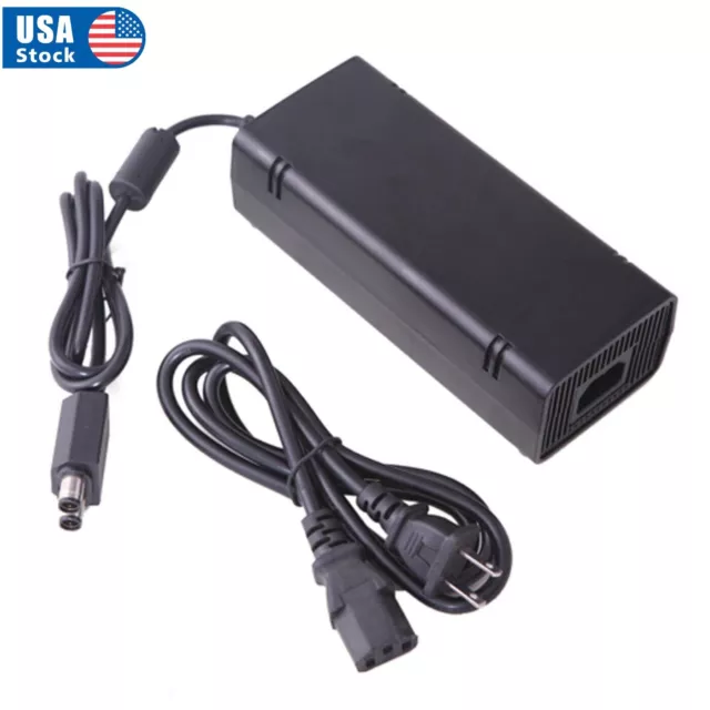 New SLIM AC Power Supply Brick Charger Adapter Cable Cord for Microsoft Xbox 360