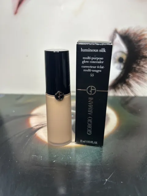 NIB Giorgio Armani 5.5 Luminous Silk Multi-Purpose Glow Concealer 0.40oz 12ml