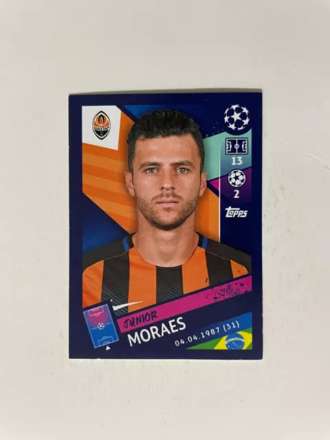 FIGURINA CHAMPIONS LEAGUE TOPPS 2018/19 SHAKHTAR DONETSK MORAES n 439 OTTIMA