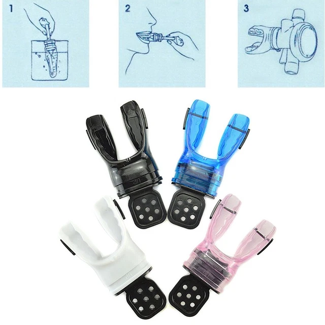 Embout Buccal De Plongée Moulable – Silicone Hypoallergénique, Personnalisable à La Forme Des Dents, Pour Tuba Ou Régulateur