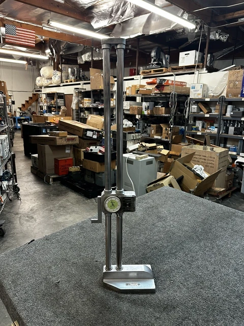 MITUTOYO .001-24& HEIGHT Gage Double Beam Analog Gauge 192-114 $349.99