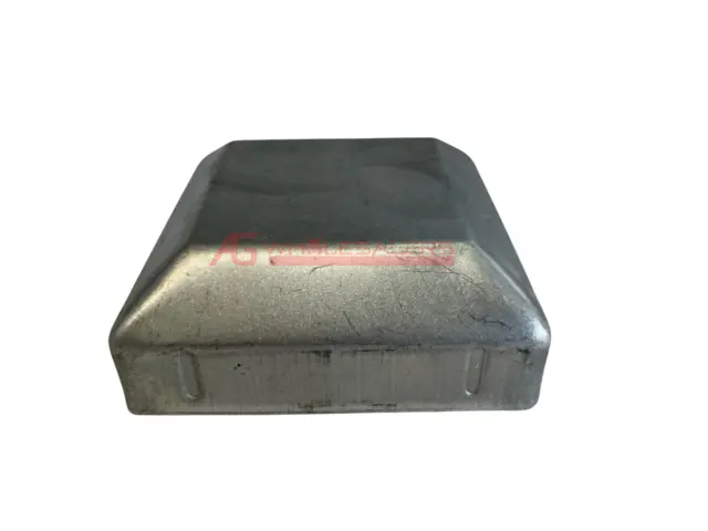 5 Post Cap Square 90mm x 90mm - 1.2mm Thick Hot Dip Galvanised Steel Knock On