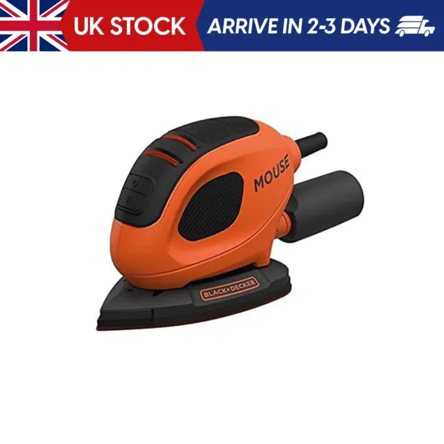 Black & Decker Electric Mouse Palm Corner Detail Paint Varnish Sander BEW230 GB