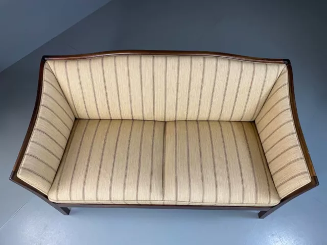 EB5221 Vintage Danish Empire Style 2 Seat Sofa. 1970s Reproduction V2SS 3