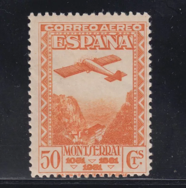 Espagne (1931) Neuf Sans Charnière MNH - edifil 653 (50 Cts) Montserrat L1