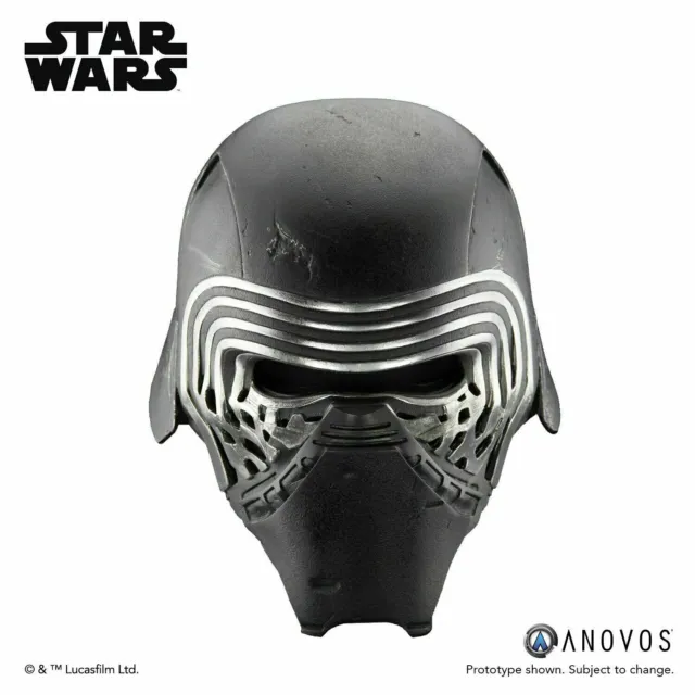 ANOVOS Star Wars KYLO REN Prop Replica Helmet with Brown Shipper Box