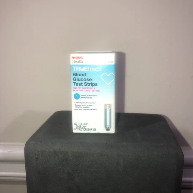 CVS TRUE TRACK blood glucose test strips 50 test strips July 28, 2023