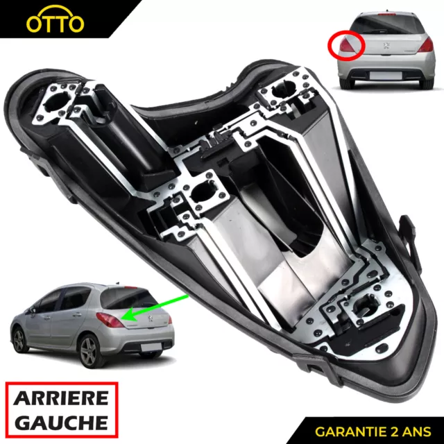 Platine de feu arrière GAUCHE compatible pour Peugeot 308 I Berline Phase 1