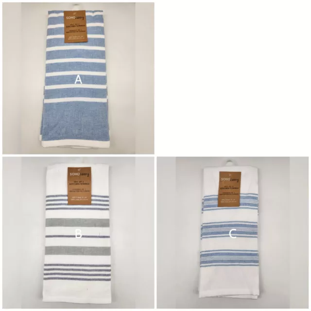 Soho living striped 2025 towels
