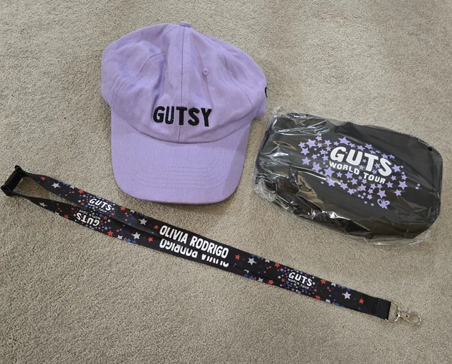OLIVIA RODRIGO OFFICIAL Merchandise Guts Tour 2024 £73.51 - PicClick UK