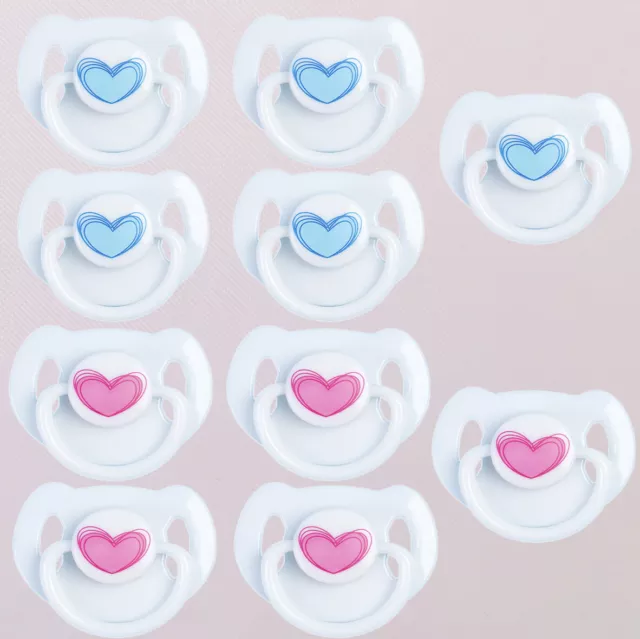 10X Pacifiers Magnetic Pacifier Dummy for Reborn Baby Doll Accessories DIY Toy