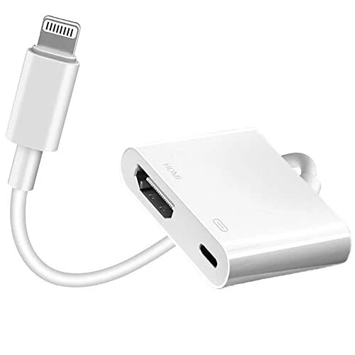 Apple MFi Certified Lightning to HDMI Digital AV Adapter 1080P HD Video HDMI ...
