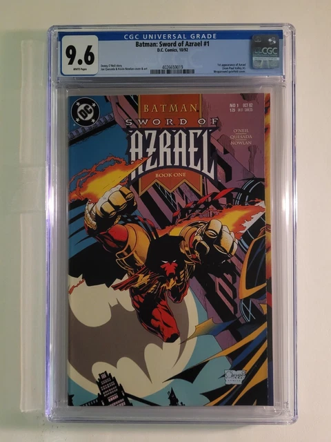 Batman Sword of Azrael #1 CGC 9.6 DC Comics 1992 1st Appearance