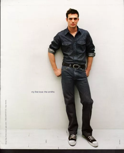 Vintage print ad advertisement Fashion GAP My First Love the Smiths jeans 2001