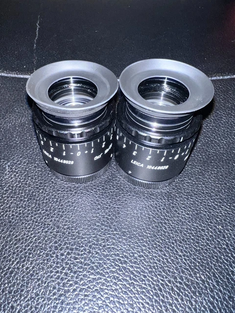 2x Leica 10448028 Eyepiece 10x/21B, fast shipping, ready to go