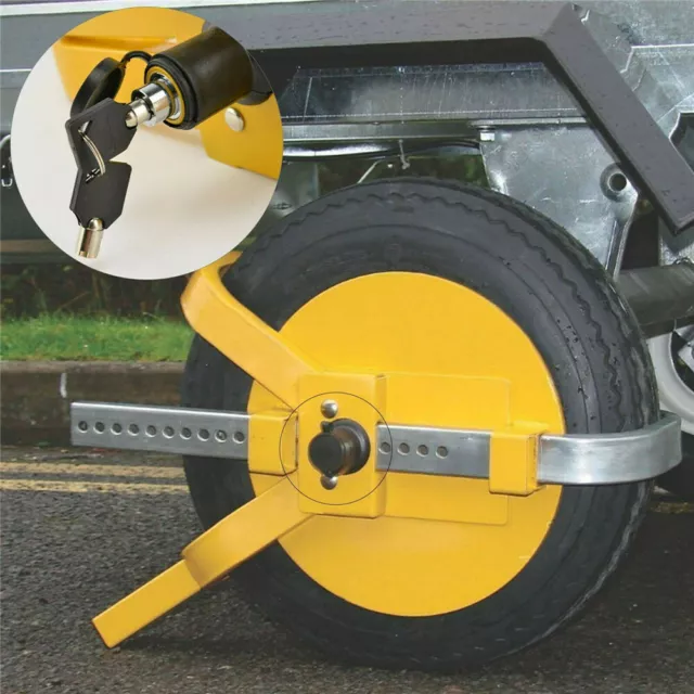 Wheel Lock Clamp Boot Tire Claw Trailer Auto Car Truck Anti-Theft Towing Boot