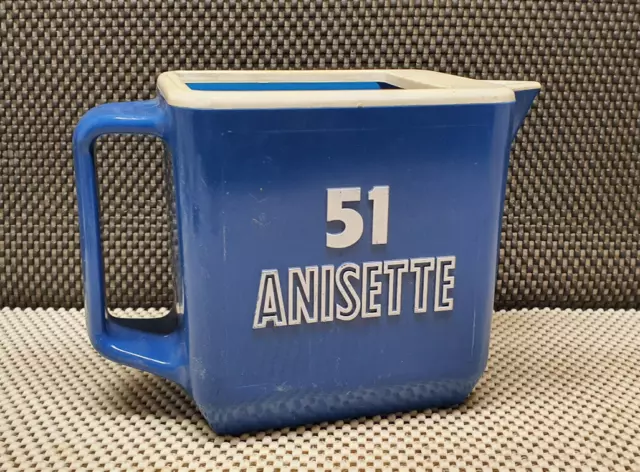 ANCIEN PICHET PUBLICITAIRE 51 Anisette Plastique Bleu Collection ...