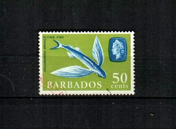 BARBADOS Scott's 278a ( 1v ) Flyingfish F/VF Used ( 1966 )