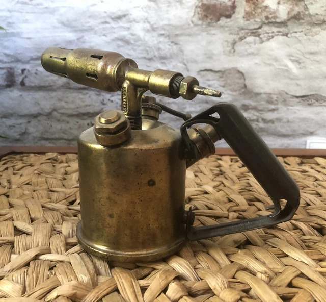 Grosse Lampe à Souder Ancienne XXXL Express - Modèle Industriel Français Vintage
