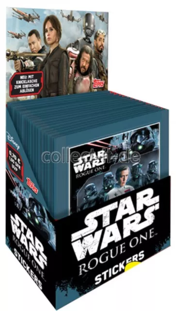 Star Wars Rogue One - Sammelsticker - Display (50 Tüten)