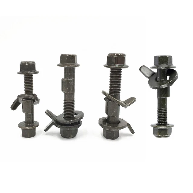 4 PIECES WHEEL Alignment Camber Bolts Eccentric Screw Auto Spare