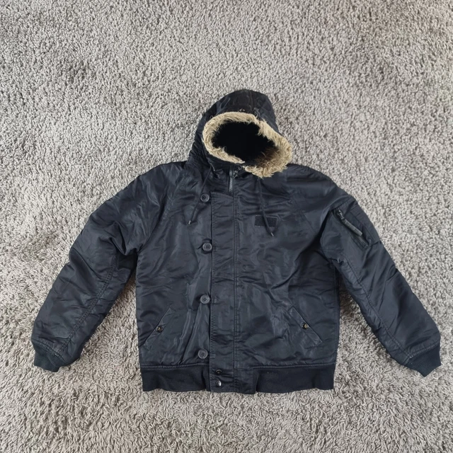 N2B jacket military black alpha short L（US Made Alpha Industries 