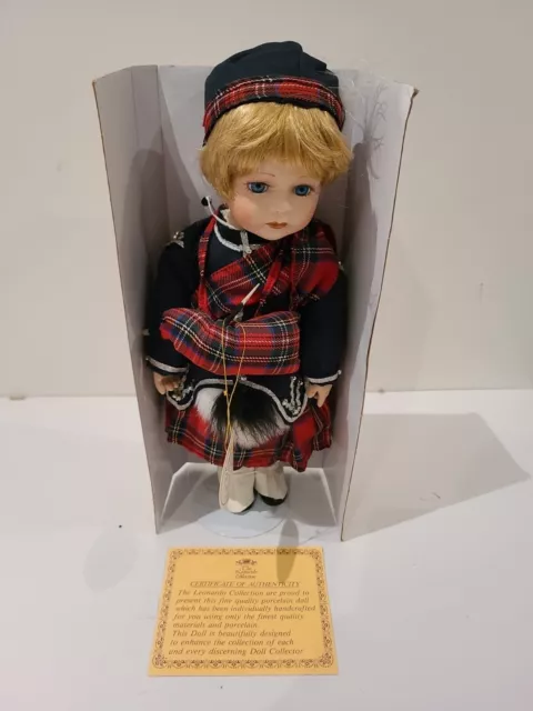 Leonardo Collection Porcelain Doll LP5416 The Piper Doll 16”