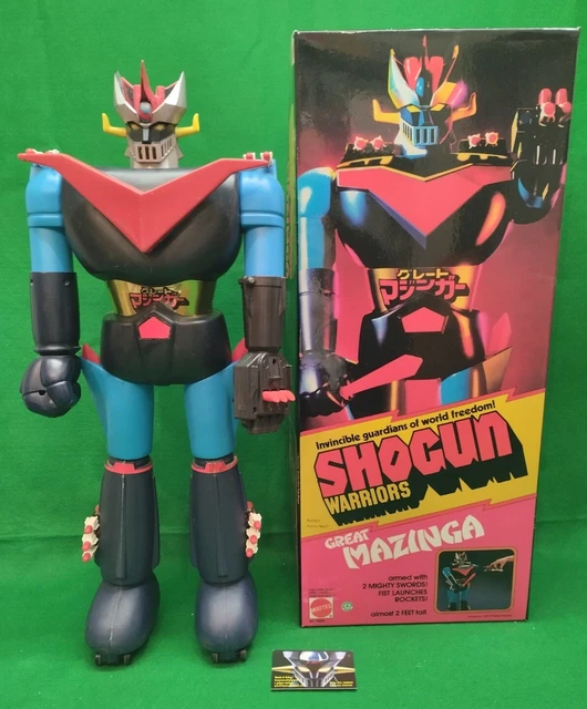 Vintage 1978 Shogun Goldorak (Grendizer) Warrior Figure With 2 Stands & 10 Missiles - Mazinger Style