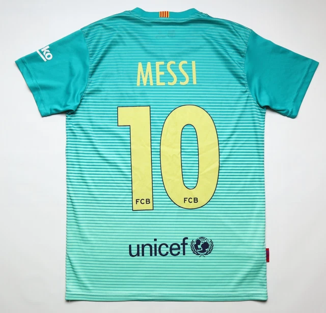 Barcelona 2016/2017 Third #10 Messi Shirt Jersey Camiseta Replica Roger’s Mens S