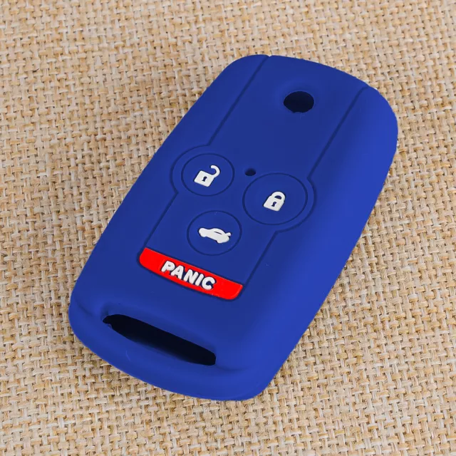 Blue Remote Shell Case Key Cover fit for Acura TL TSX ZDX MDX Honda Accord